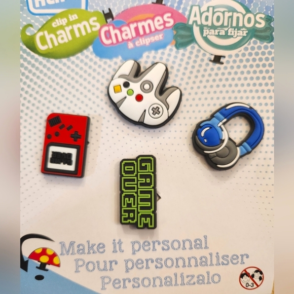 Crocs Charm Set Gamer (Set 1) and Rainbow (Set 2) - Picture 2 of 2